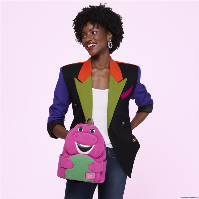 Barney Cosplay Mini Backpack LFlifestyle1 view 2